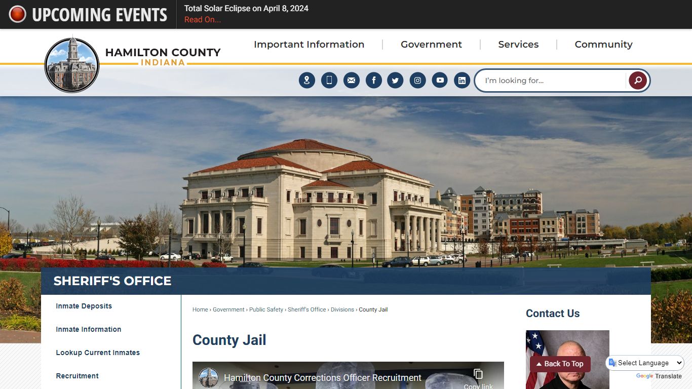 County Jail | Hamilton County, IN